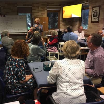 Photo of beginners course in action